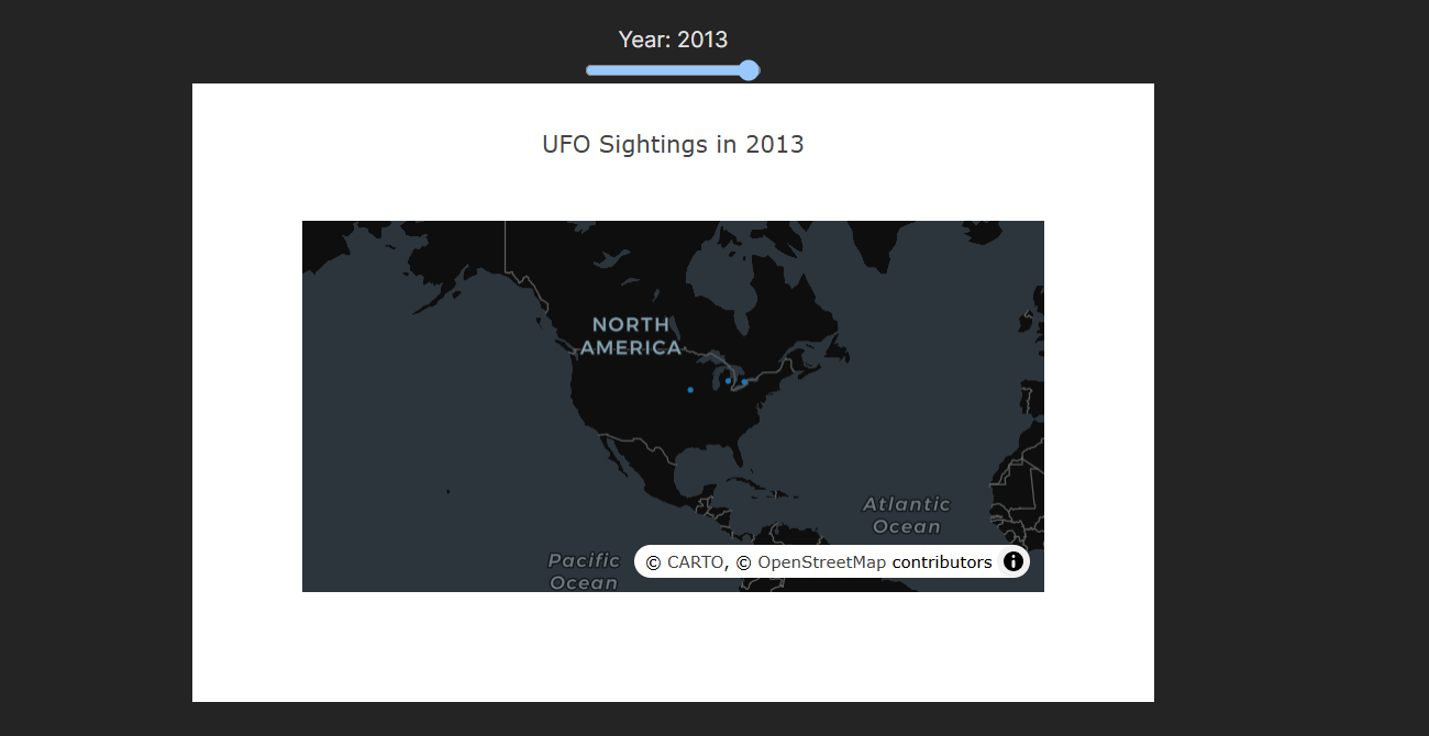 Ufo sighting map